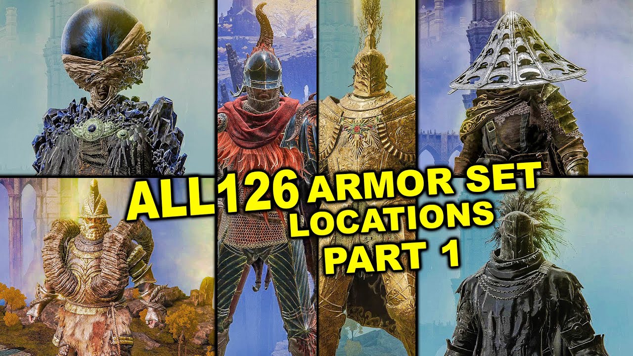 Elden Ring - How To Get All Armor Sets Part 1 (+ All Altered & Individual Pieces)