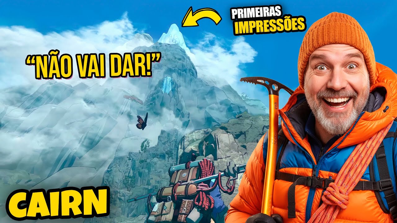 Cairn - super de boa aqui tranquilo favor&aacute;vel (to suando frio) 😰| Gameplay PT-BR