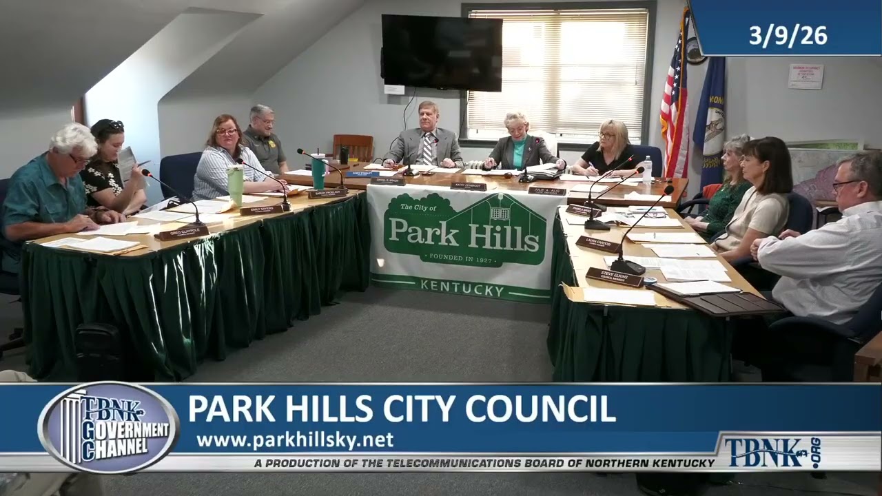 Park Hills City Council - March 9 2026
