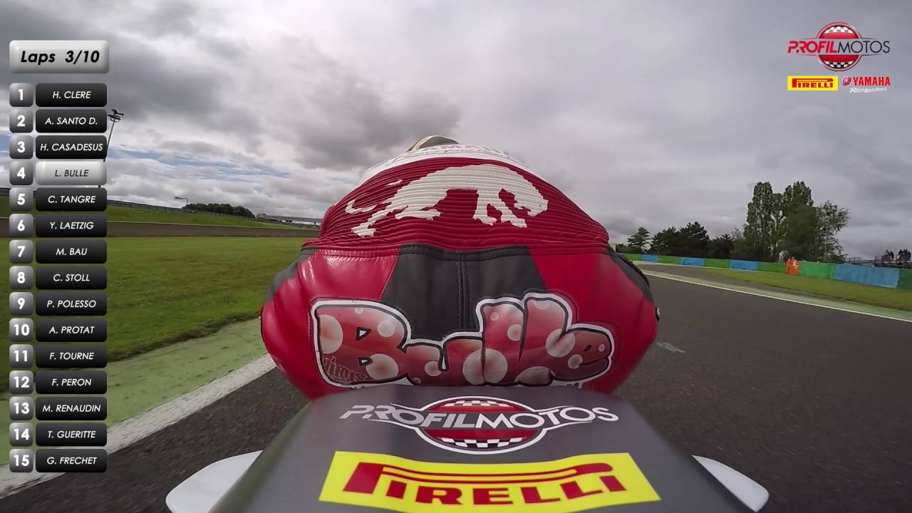 FSBK - Magny-Cours 2016 - Course 1 - La course avec Louis BULLE