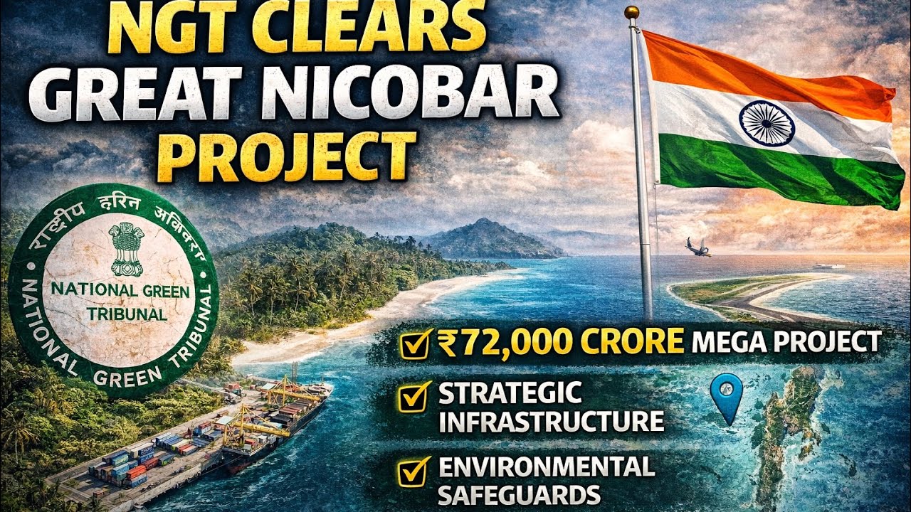 NGT Clears Great Nicobar Project | Strategic Mega Port Explained | UPSC 2026