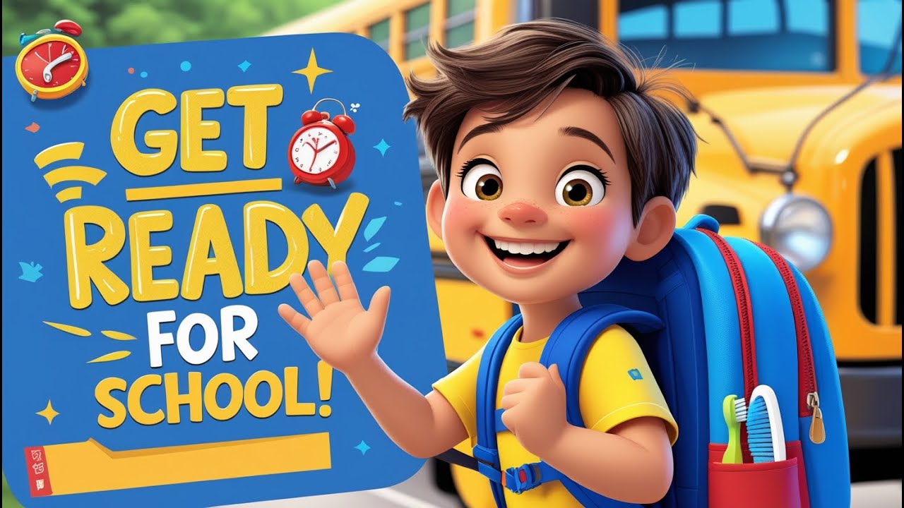Get Ready for School | Fun Kids Morning Routine Song
