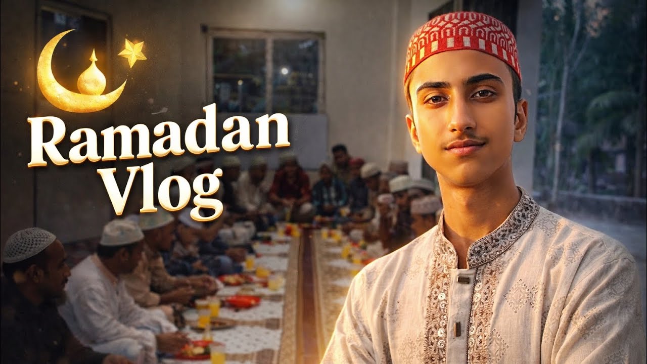 Past Ramadan Vlog 🌙| প্রথম রোজায় মসজিদে ইফতার করলাম🥰 | SAIKAT SIKDER  