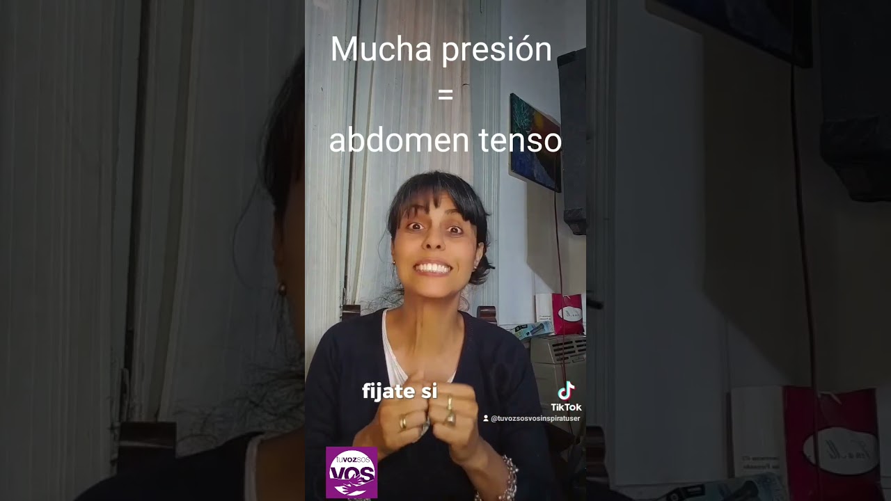 COMO INFLUYE EL ABDOMEN TENSO EN MI AFINACION?