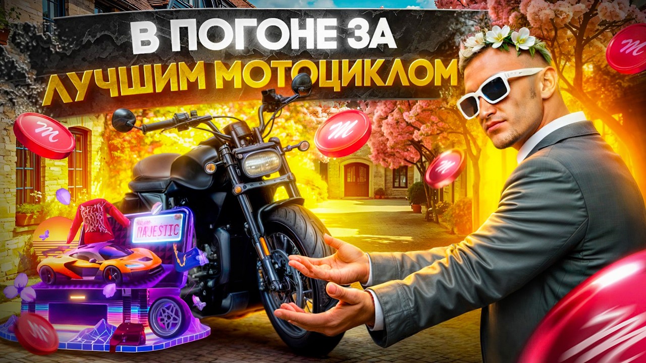 В ПОГОНЕ ЗА ЛУЧШИМ МОТОЦИКЛОМ HARLEY-DAVIDSON НА MAJESTIC RP \ GTA 5 RP | ОТКРЫЛ 100 КЕЙСОВ ВЕСНЫ
