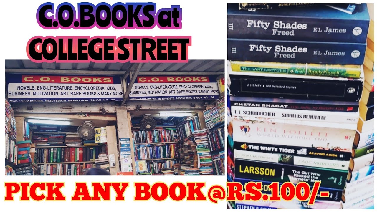 COLLEGE STREET Largest second hand BOOK MARKET in Asia|Pick Any Book@Rs.100|Visit to C.O.Books