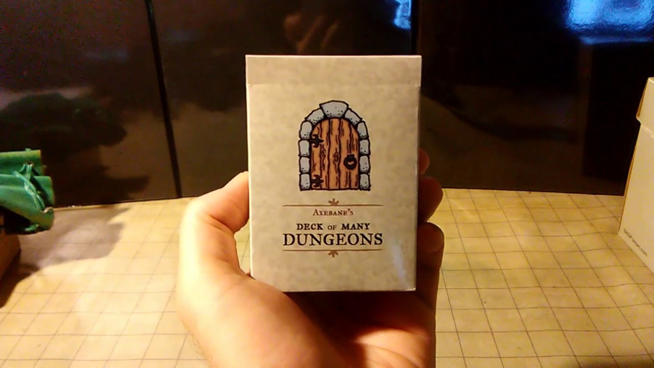Overview of Axebane's Deck of Many Dungeons