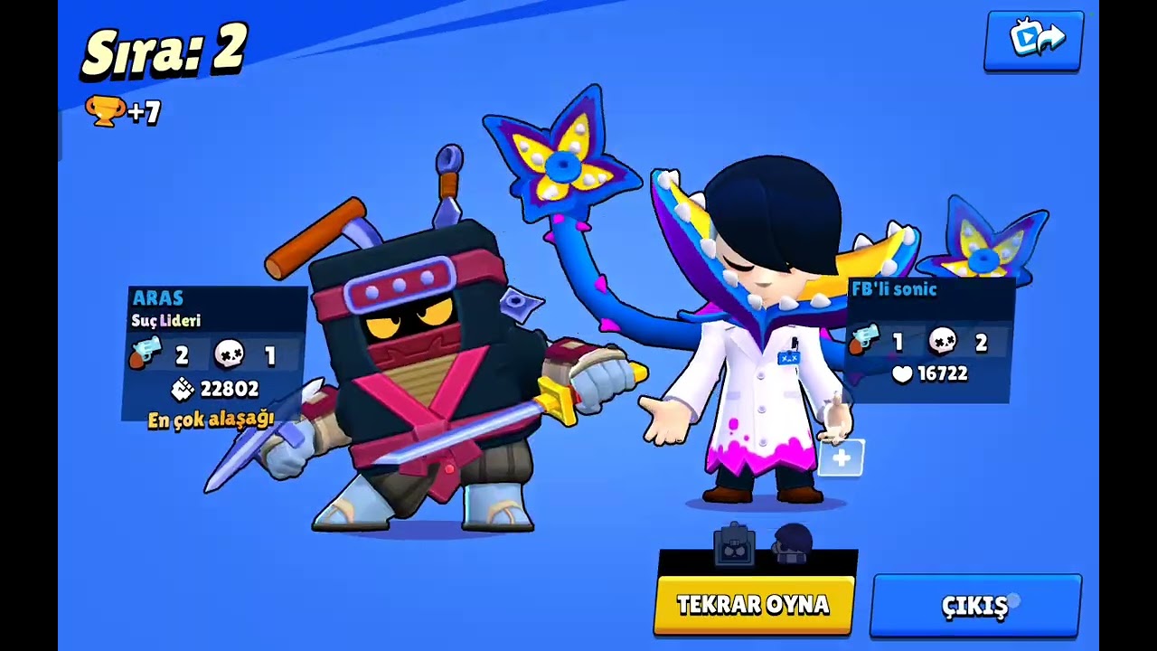 Brawlstars da kuzenim ile kupa kasıyoruz abone ol 😁