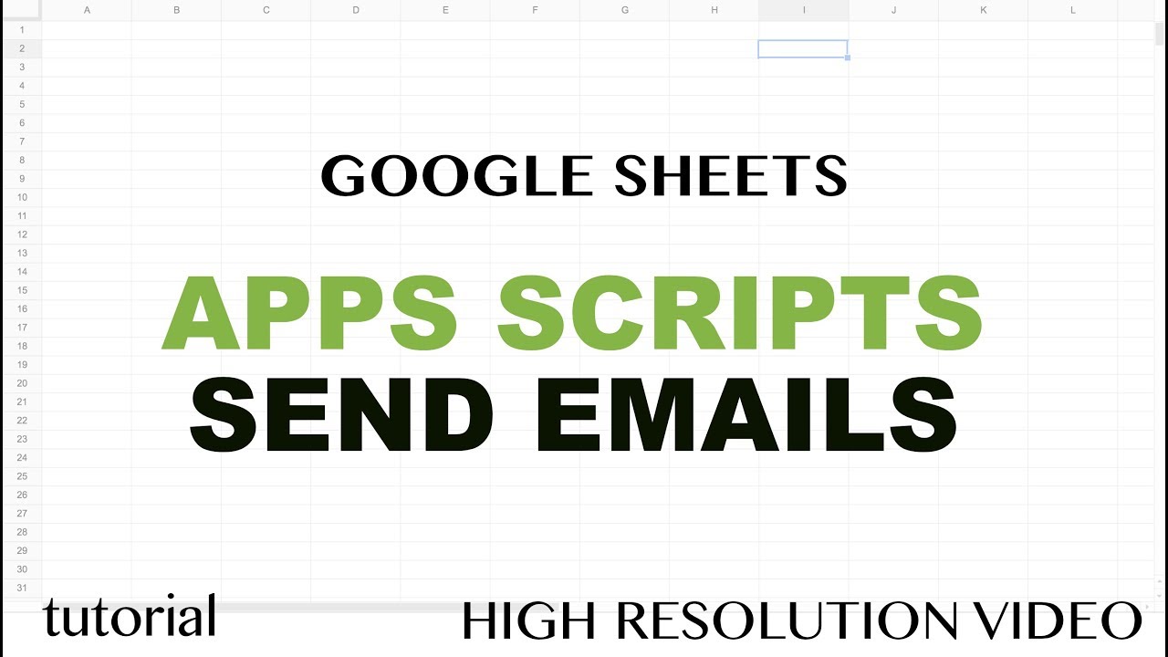 Google Таблицы — Отправка писем с помощью скрипта приложений JavaScript MailApp Учебное пособие —...