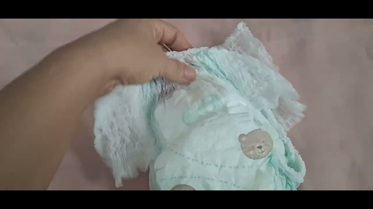 Fralda personal baby Pants/como ficou após à noite inteira de uso🤔