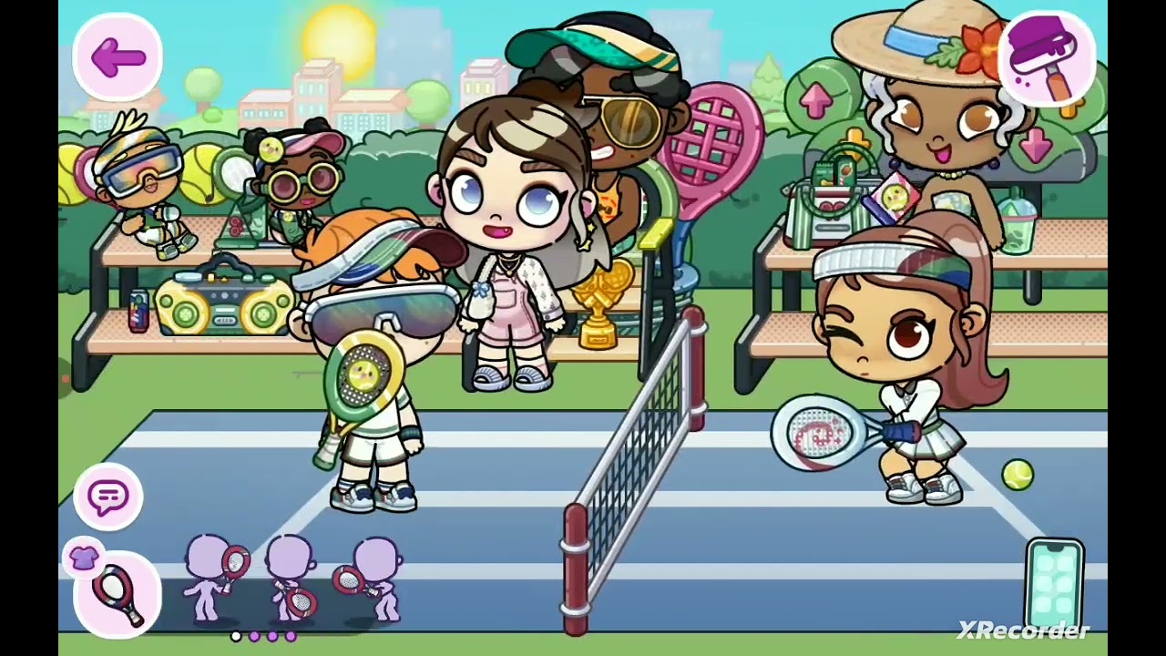 Nuevo video+la nueva cancha de tenis 🎾 parte 1|male gamer|#avatarworld #pazu