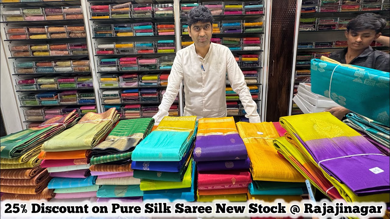 Varamahalaxmi Special New Arrivals Silk Sarees @ 25% Discount Rajajinagar Bangalore Courier Avail