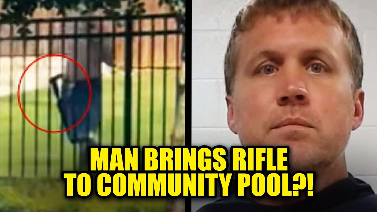 Firefighter Brings RIFLE to Community Pool, Birthday Party Descends Into Chaos