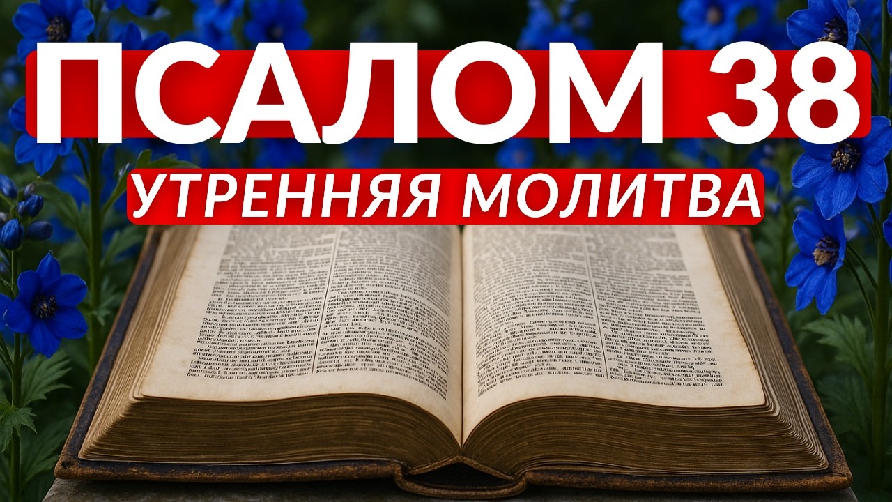 ПСАЛОМ 38 | Когда душа в скорби и нет сил | Утренняя Молитва