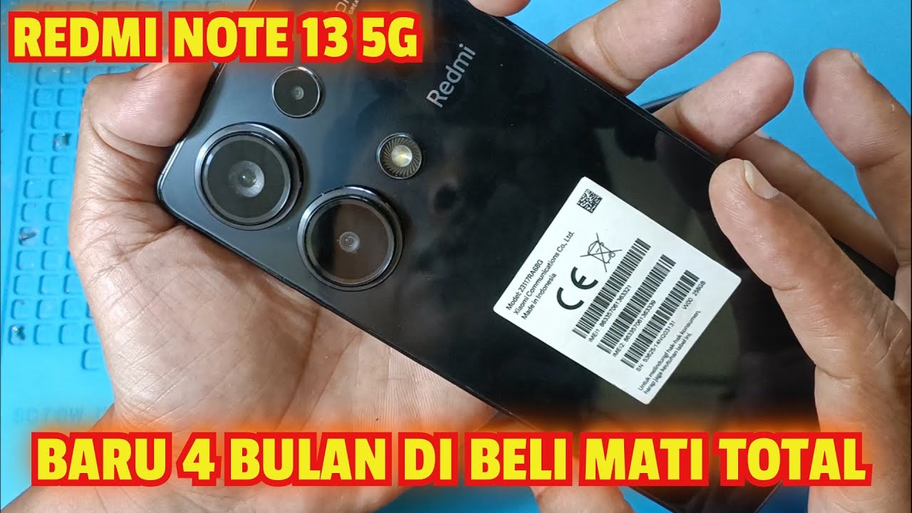 SERVIS HP REDMI NOTE 13 5G MATI TOTAL