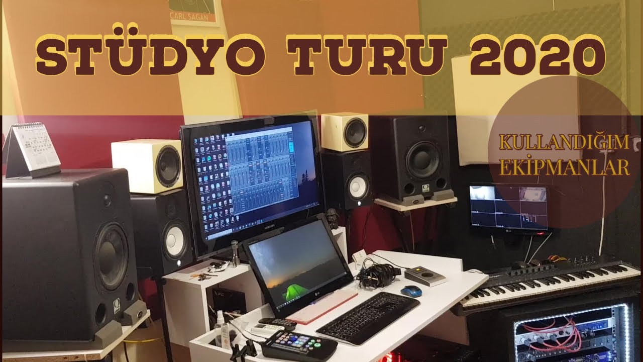 STÜDYO TURU 2020 ( Kayıt Ekipmanlarımı Tanıttım )