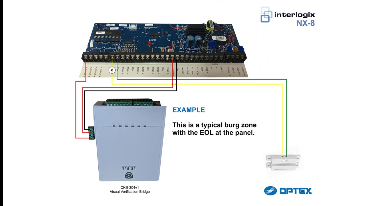 Installing the CKB304v1 with an NX8 Alarm Panel