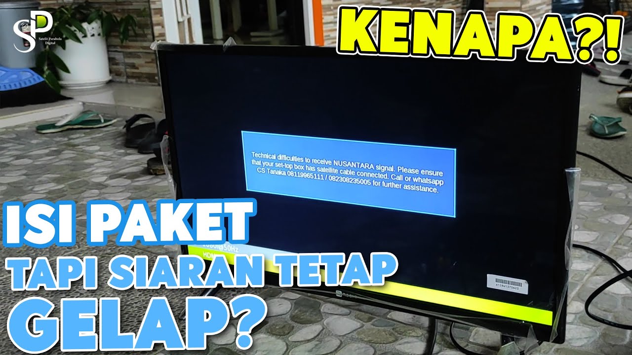 Sudah Beli Paket Reciever Parabola Tapi Siaran Masih Gelap? | Apa Penyebabnya