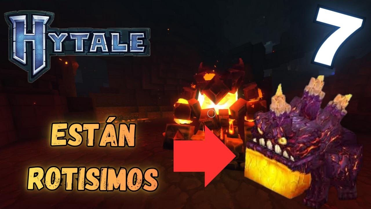 Explorando la zona de lava del subsuelo | Hytale Ep7