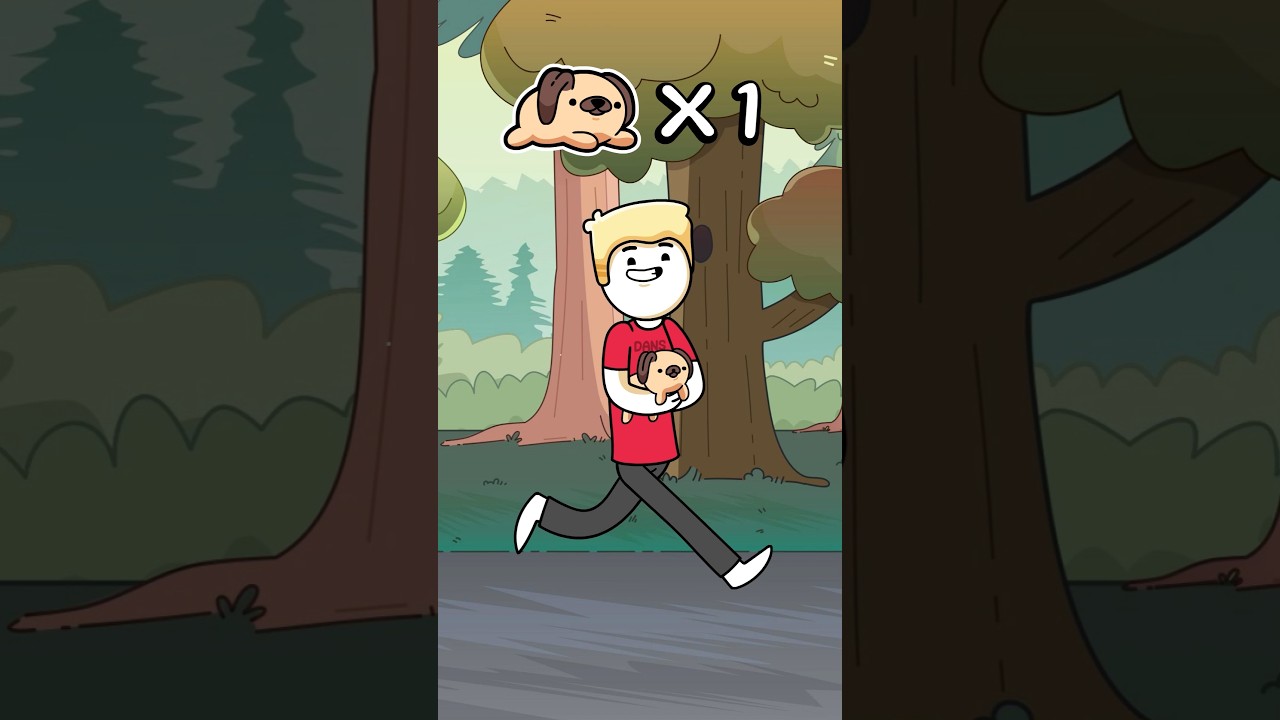 Running With More and More Pugs (IB: @MrBeast ) #shorts