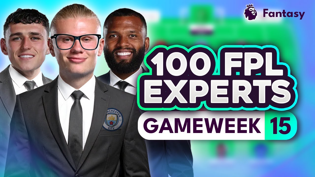 FPL GW15 EXPERT: трансферные тренды и лучший капитан! 🧠 100 экспертов раскрывают планы команд на ...