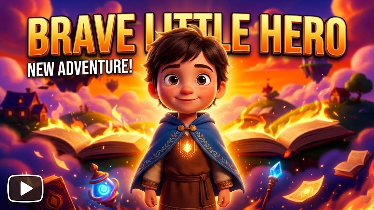 The Brave Little Hero🦸‍♂️ | Inspiring Kids Story About Courage & Kindness | Moral Story for Children