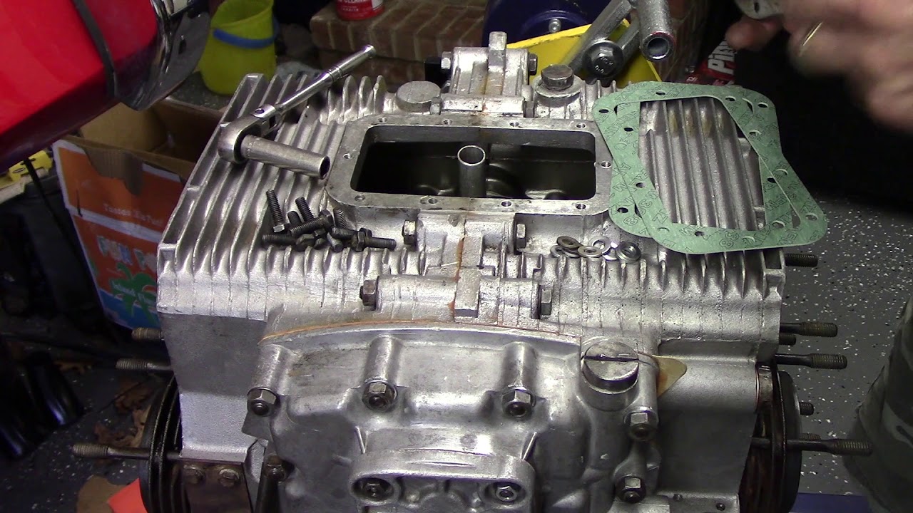 Porsche 912 Engine Rebuild Part 21, oil sump and top end assembly