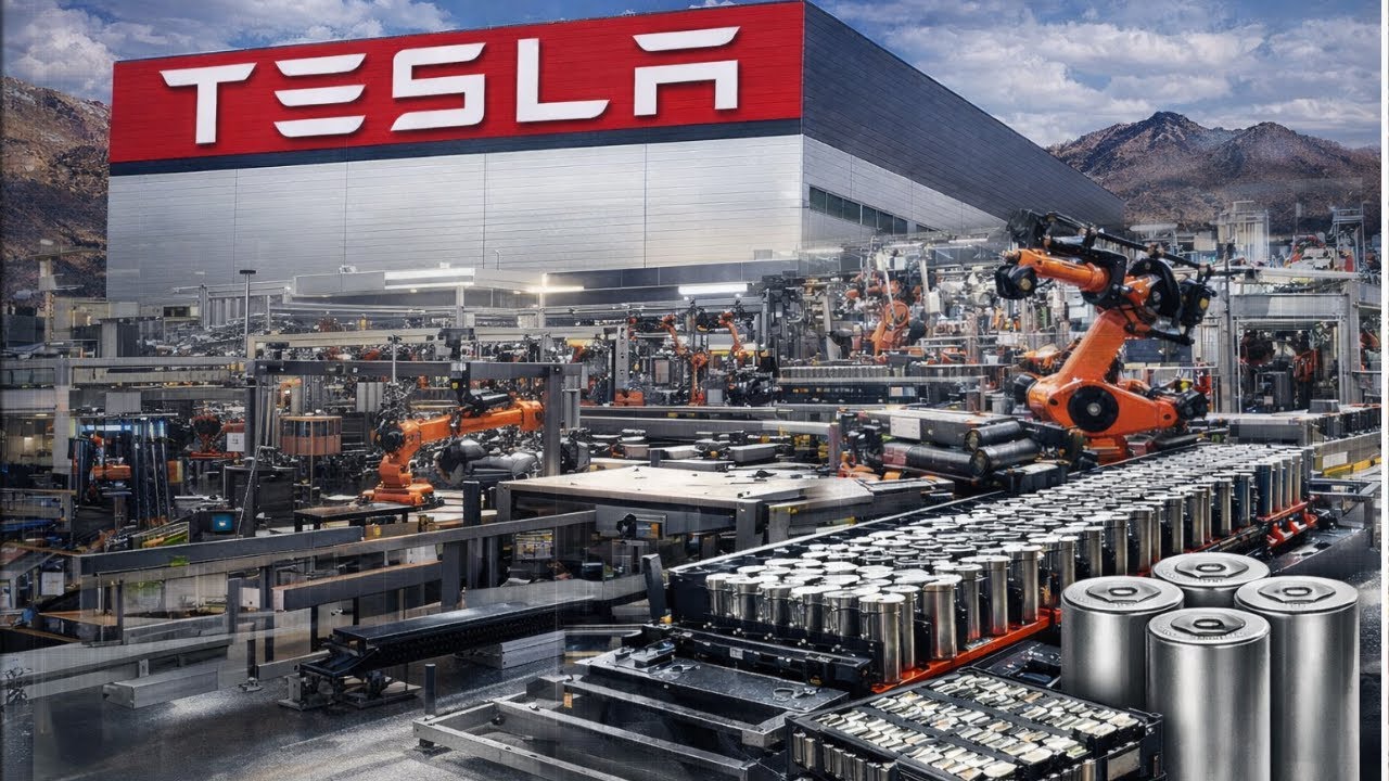 How Tesla Batteries Are Made in Nevada's Gigafactory  The $5 Billion Production Line (Full Process)