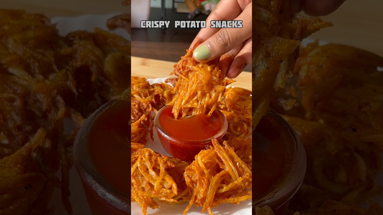 Crispy potato snacks (Ramadan special)#shorts #iftarrecipe #potato #trending #shortsfeed #snacks