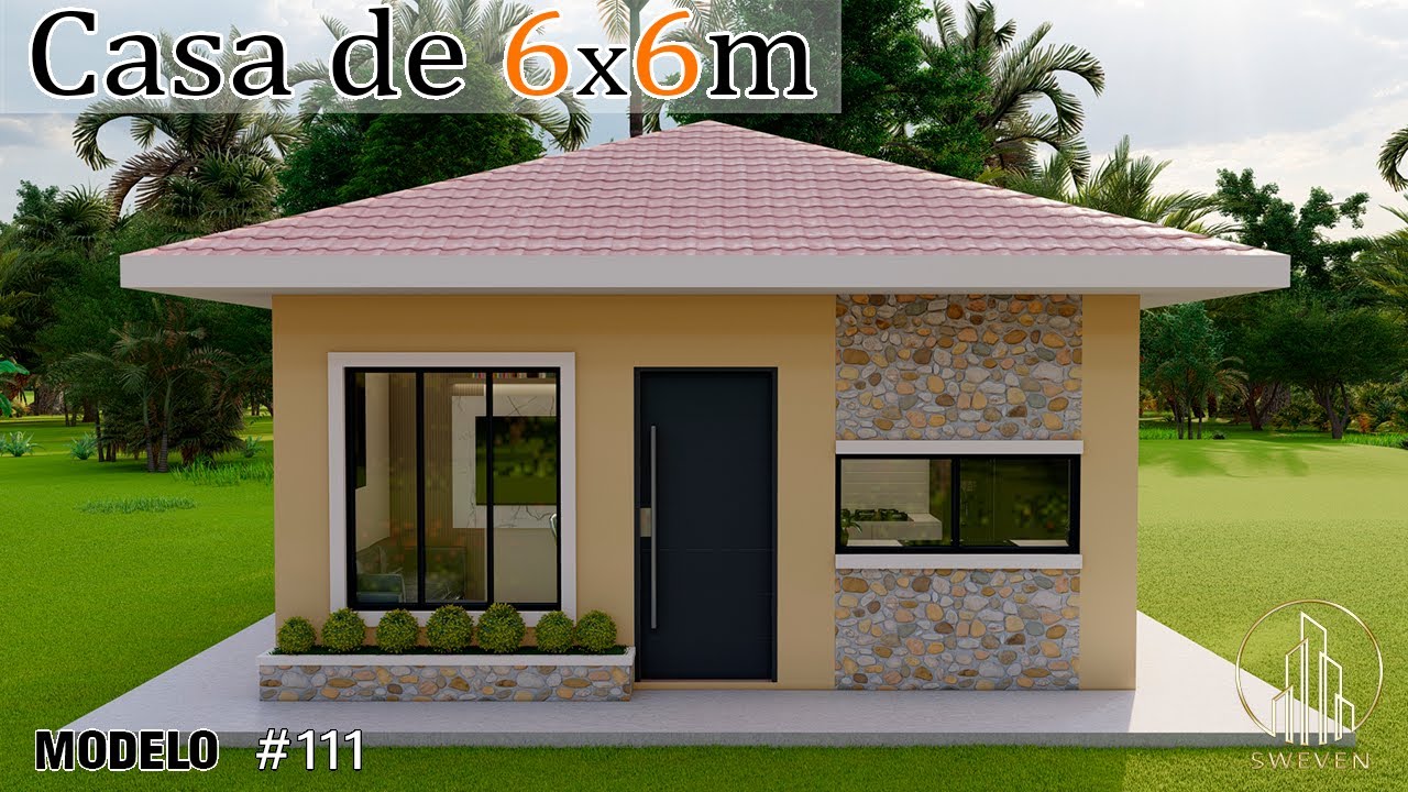 Casa de 6x6m