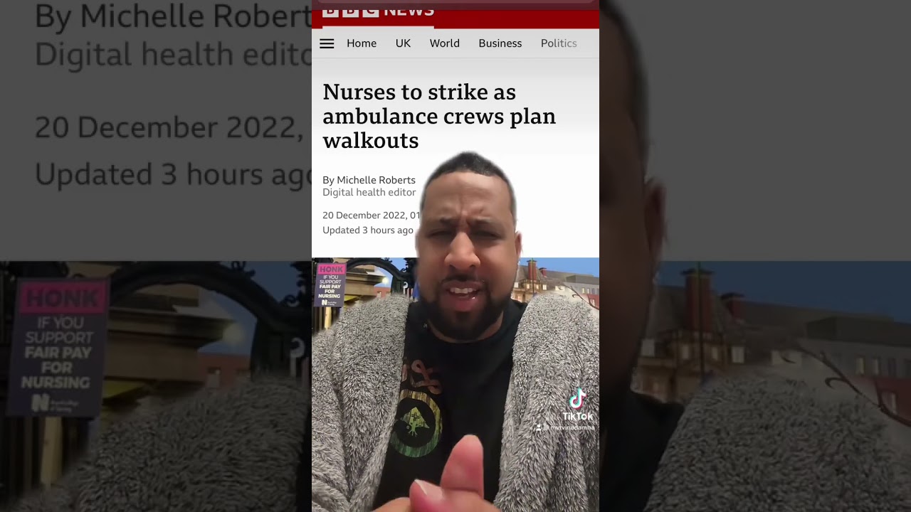 NHS strikes again 💔 #nhs #nurses #strike #protest #hospital #frontline #worldcup #messi #fyp #trend