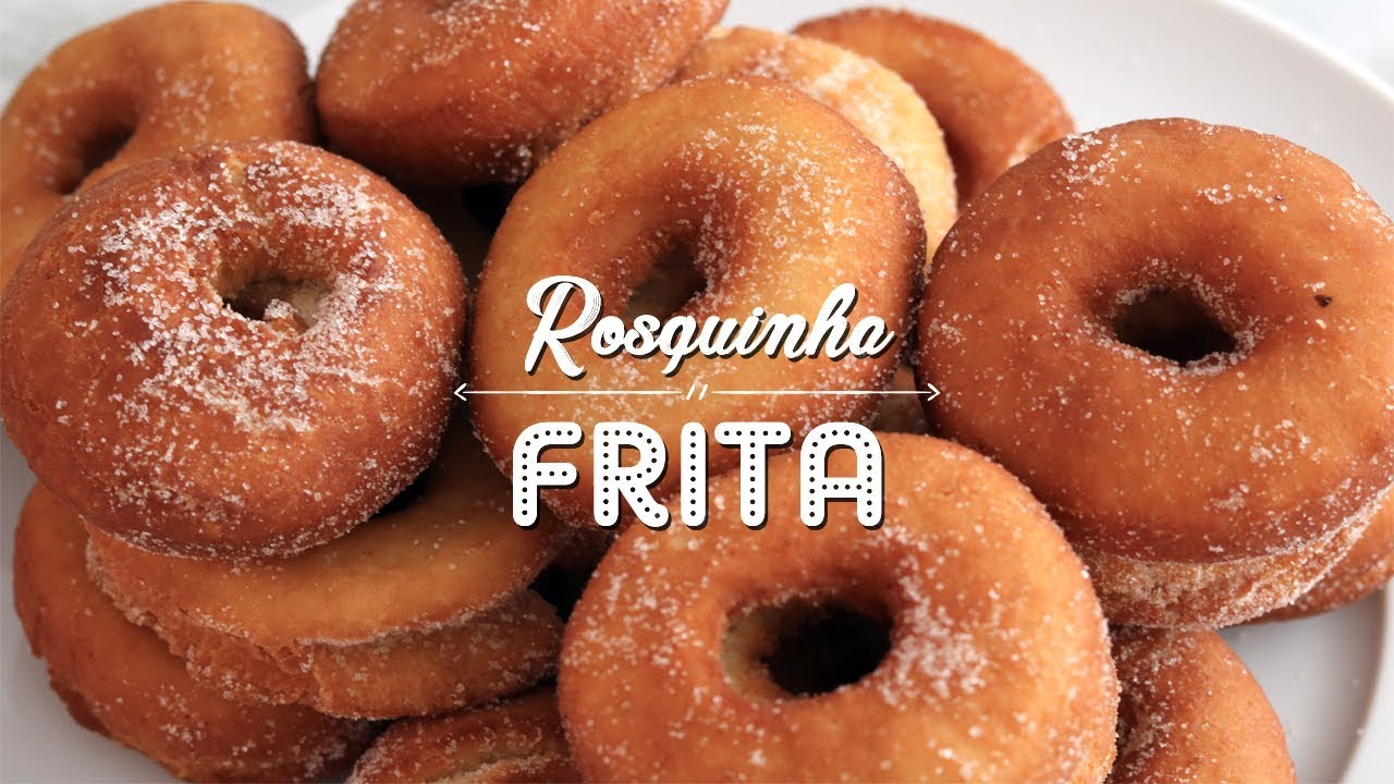 ROSQUINHA CASEIRA FRITA | RECEITA FÁCIL E ECONÔMICA | DONUT'S FAKE DO BRASIL |
