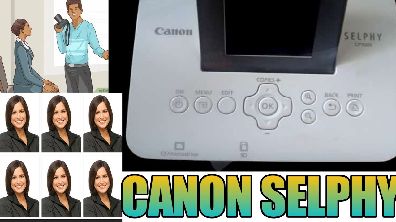 How to use CANON SELPHY for ID Photos ( Print ID Photos)