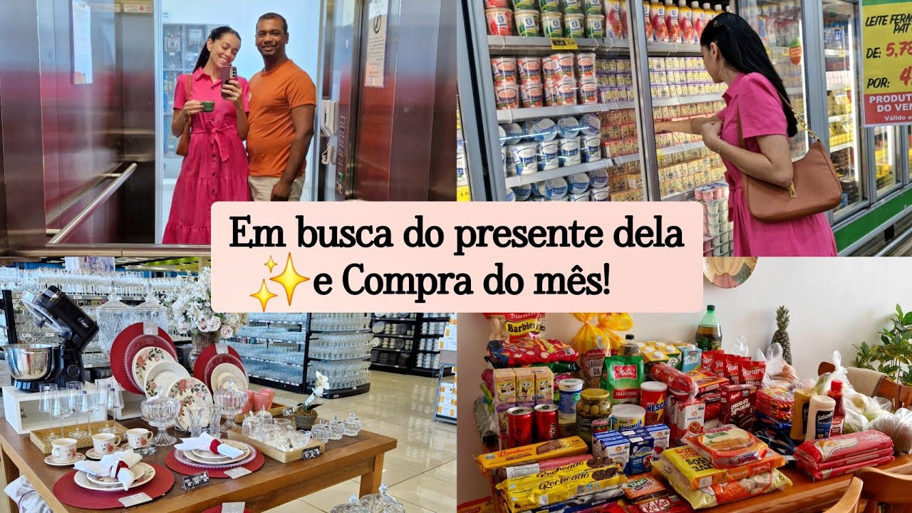 ACABOU SENDO UMA COMPRA DO MÊS🛒✨️- Comprei o presente dela - Havan e valores no supermercado...🍂