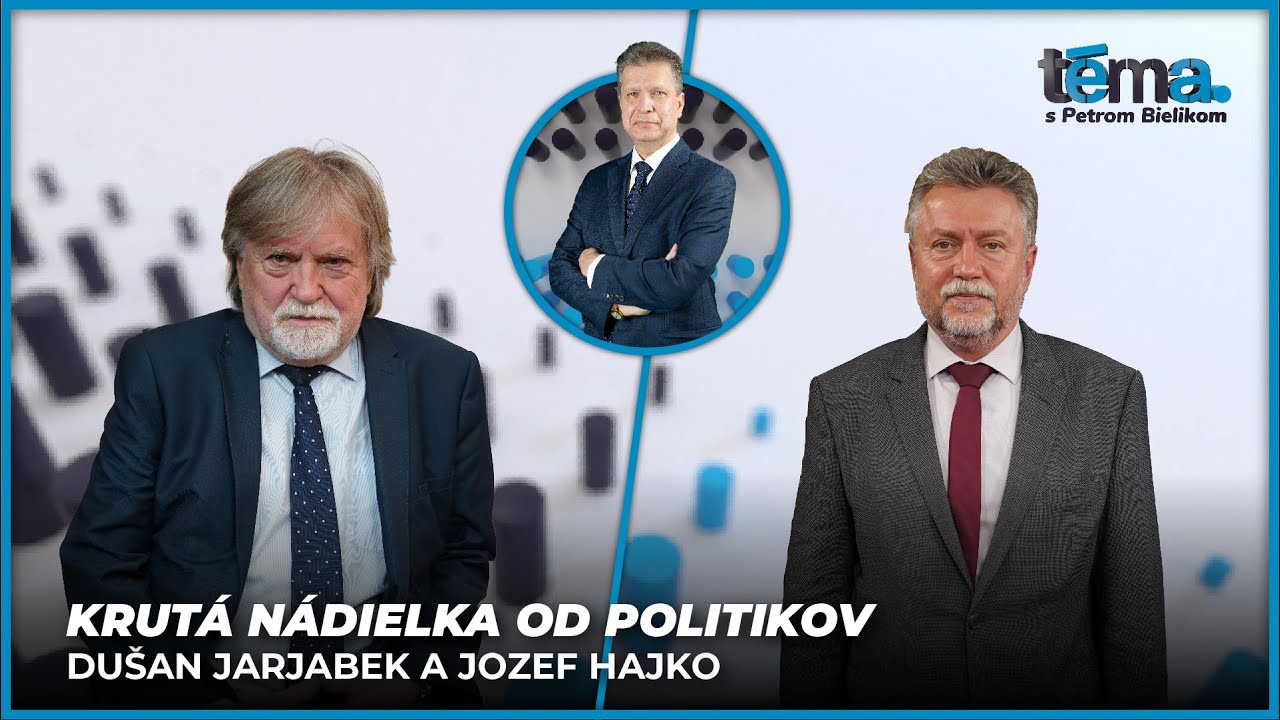 Krut&aacute; n&aacute;dielka od politikov | Du&scaron;an Jarjabek a Jozef Hajko, poslanci NR SR