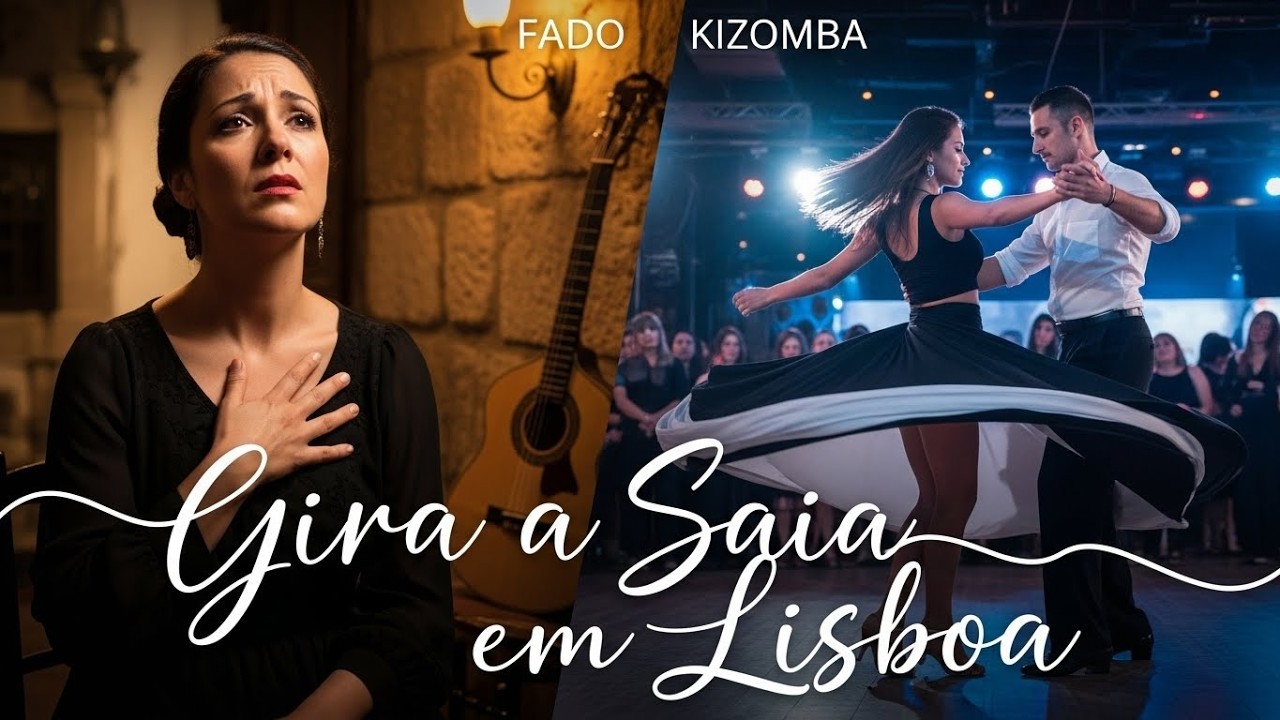 🎶 Fado / Kizomba | Gira a Saia em Lisboa 💃🕺🇵🇹✨#Fado 🎵, #Kizomba 🔥, #Lisboa 🌆, #DançaAfricana 🌍