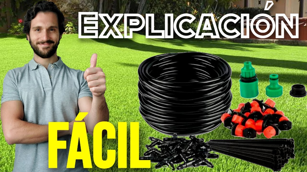 REGAR en VACACIONES 😨 Sistema de riego AUTOMÁTICO 💦 Riego por GOTEO