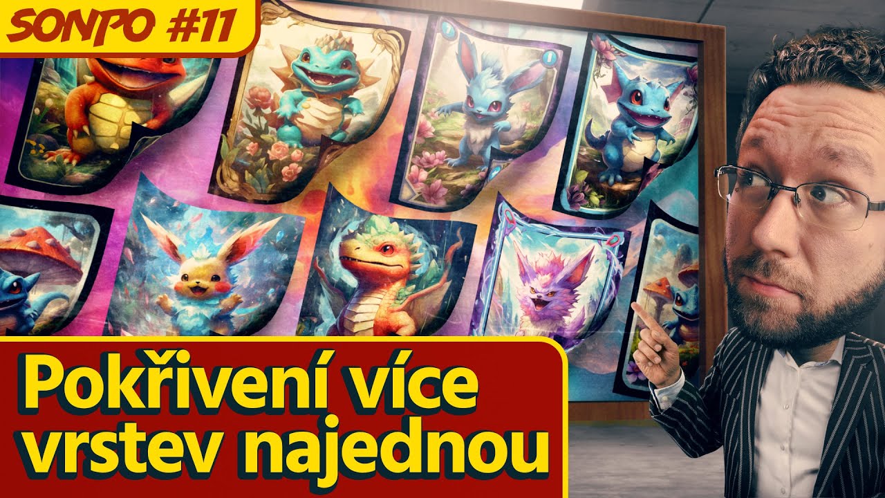 SONPO 11: Pokřivení více vrstev najednou [Sobotní Odpovědi Na Photoshopové Otázky]