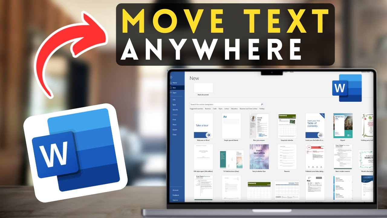 How to Move Text Freely Anywhere in MS Word | Microsoft Word Tutorial (2025)