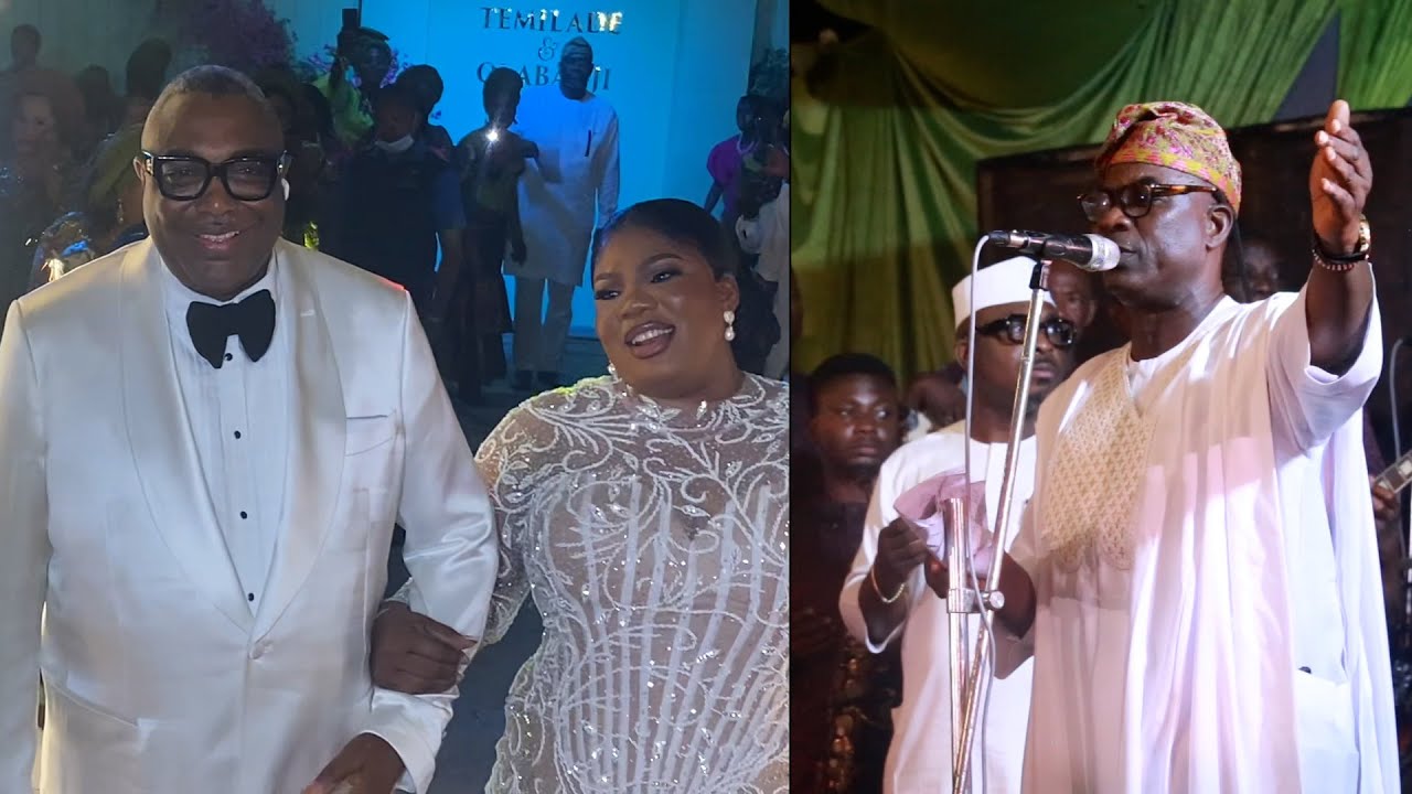 K1 DE-ULTIMATE, FEMI ADEBAYO, & OTHERS SHUTDOWN BANJI & TEMILADE's WEDDING CELEBRATION