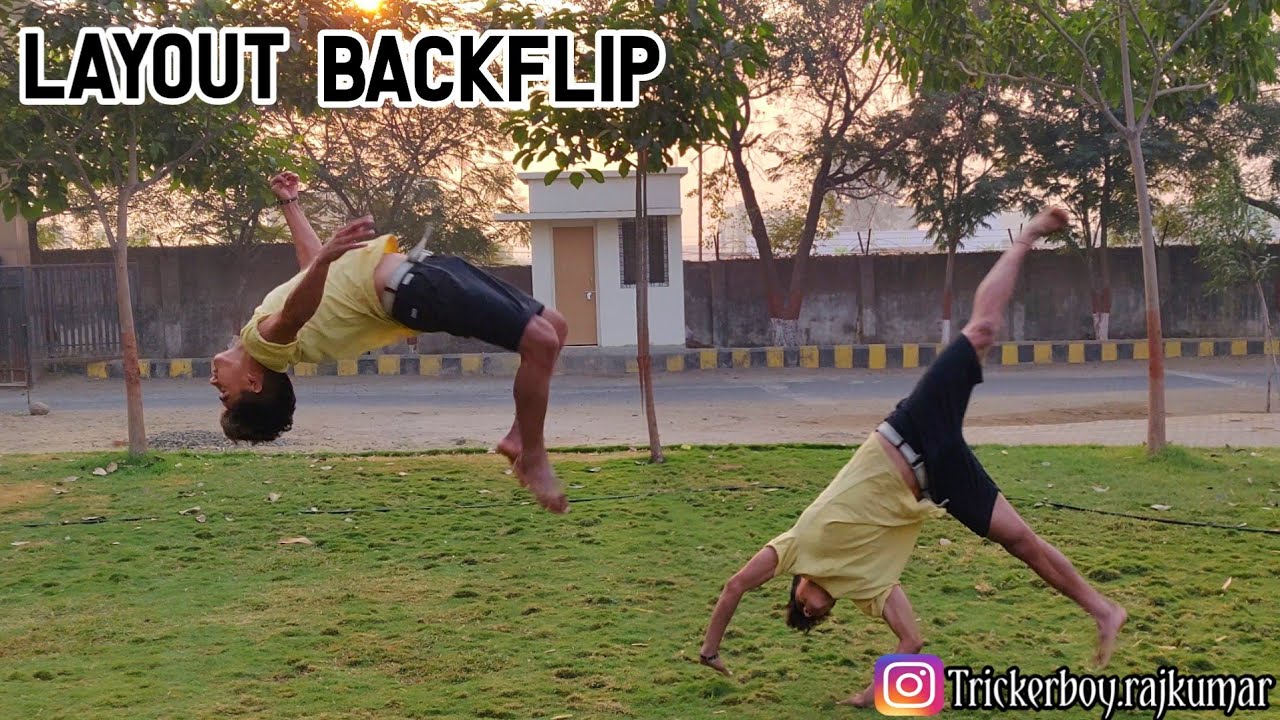 How to do Roundoff Layout Backflip | Tutorial | Rajkumar karki (Hindi)
