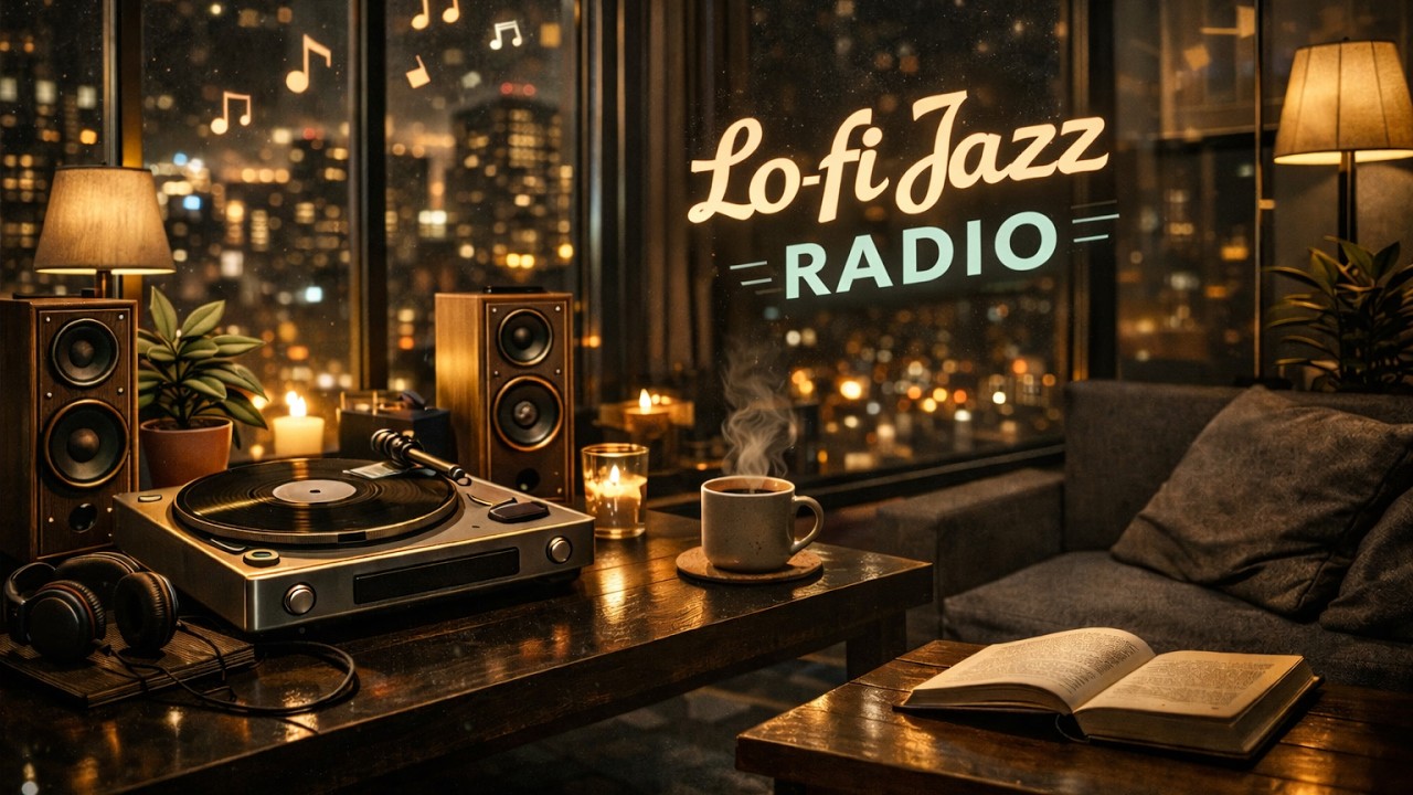 Lofi Jazz Lounge  -  Lo-fi Jazz for Study & Relax 勉強・読書・休憩
