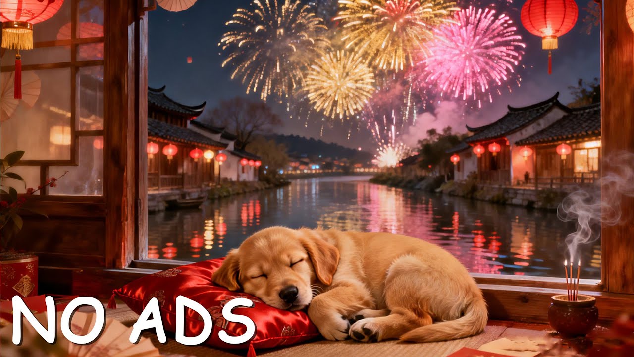 Новогодняя колыбельная для собак 🐶 Успокаивающая музыка, которая поможет тревожным собакам спокойно