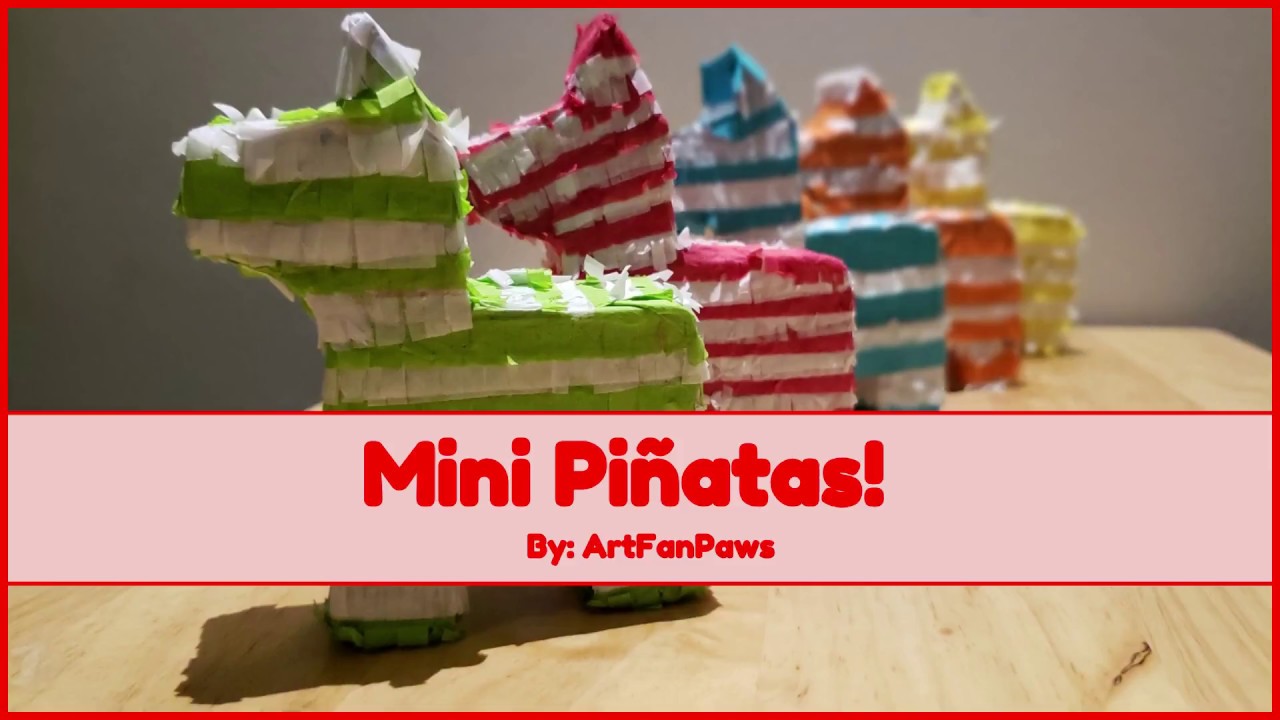 Making Mini Piñatas!