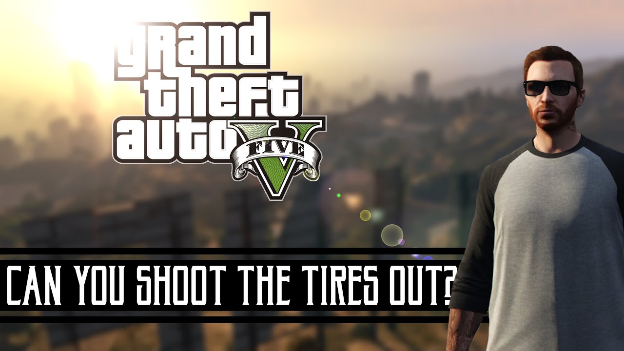CAN YOU SHOOT THE TIRES OUT? (Grand Theft Auto V Multiplayer)