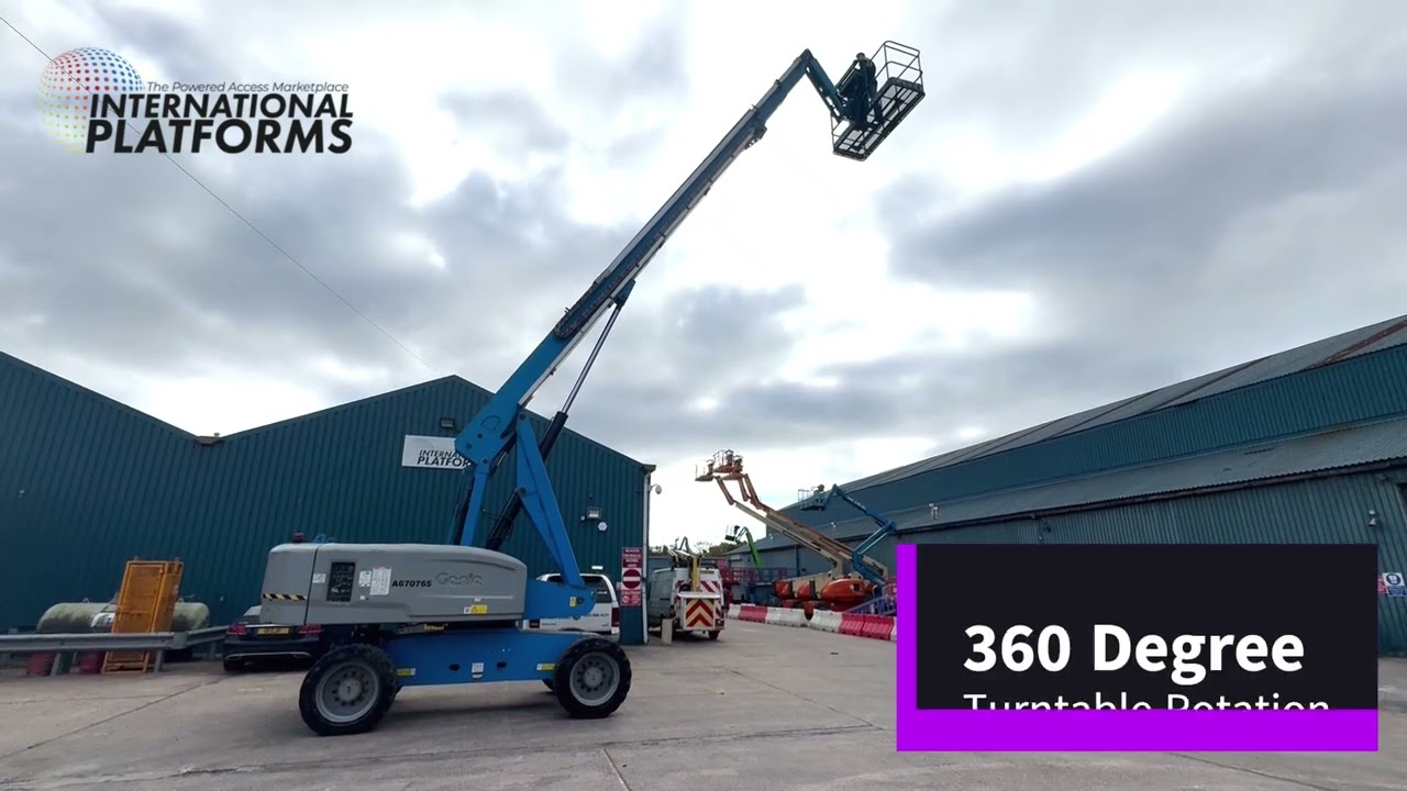 2014 Genie S85 telescopic boom lift