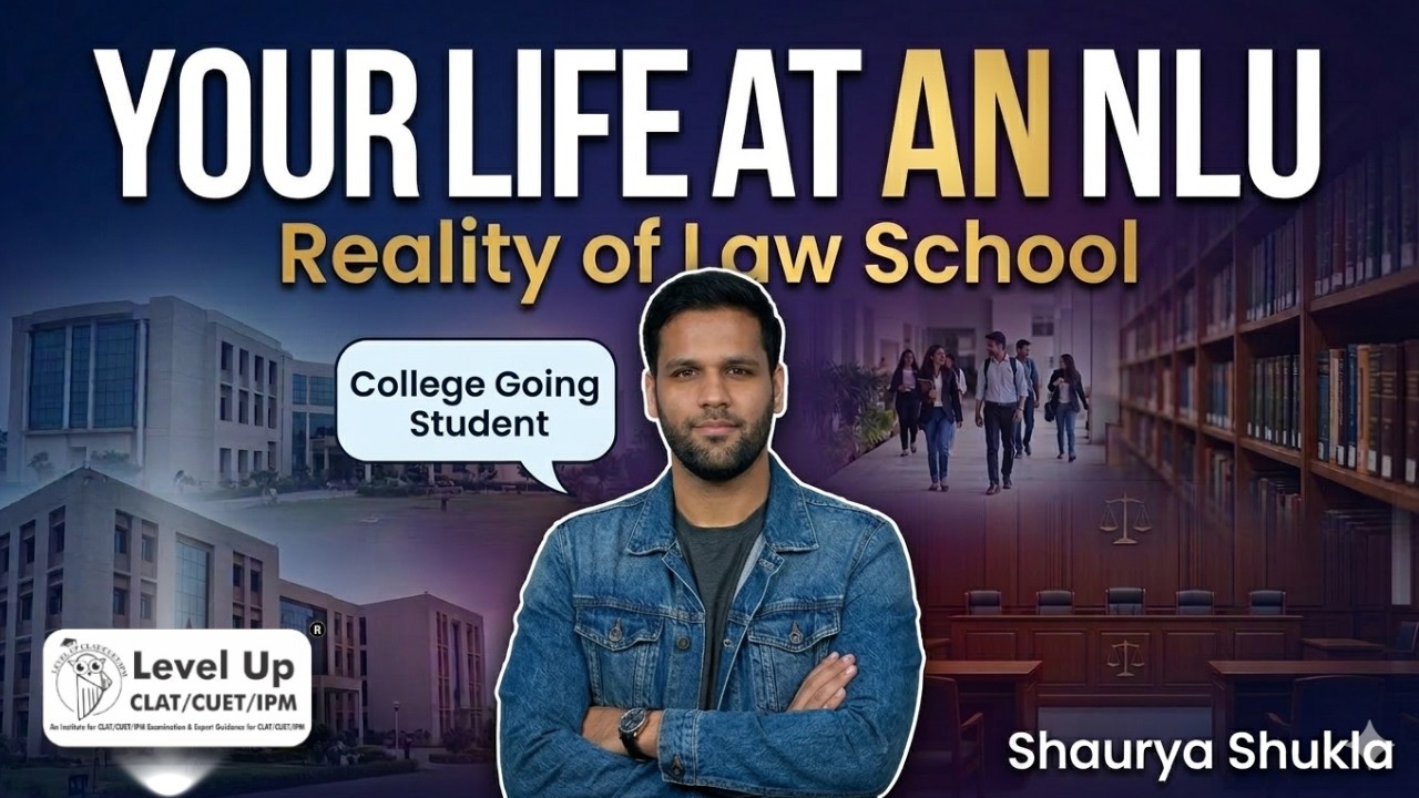 Your Life at an NLU ⚖️ | Reality of Law School Life | NLU Campus, Studies & Pressure Explained.