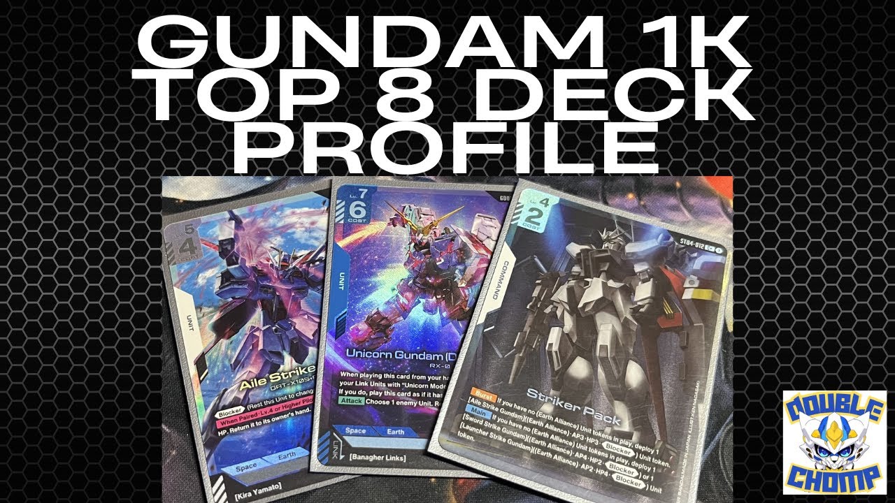 Gundam 1K Top 8 B/W Unicorn Blockers Deck Profile