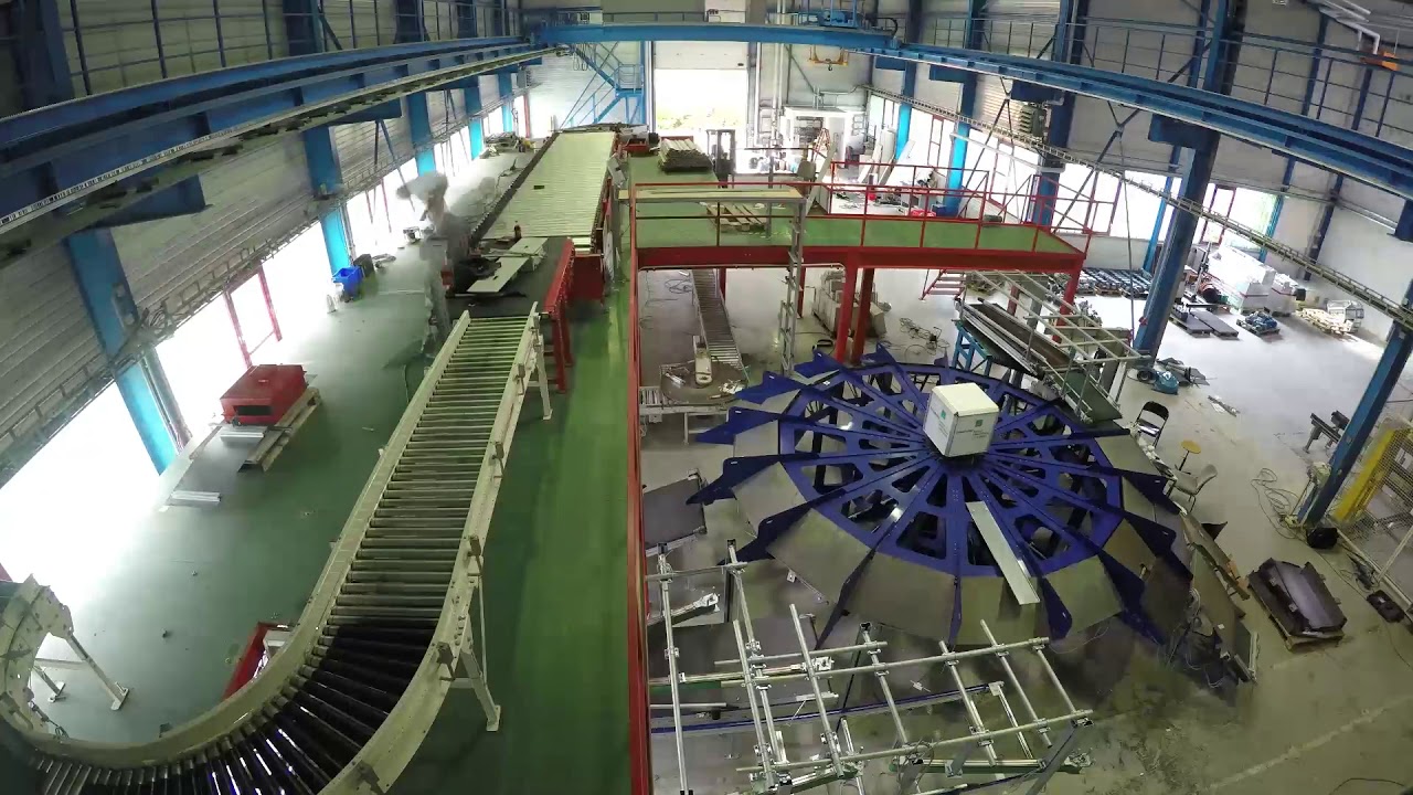 Time-lapse of dismantling the old research hall facilities