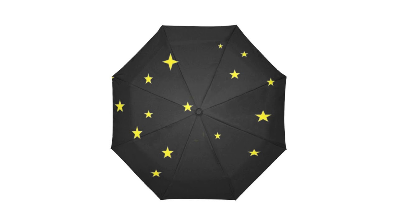 Litte Stars Auto-Foldable Umbrella